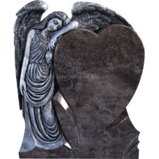 Angel Leaning on a Single Heart