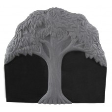 Carved Tree Companion Headstone